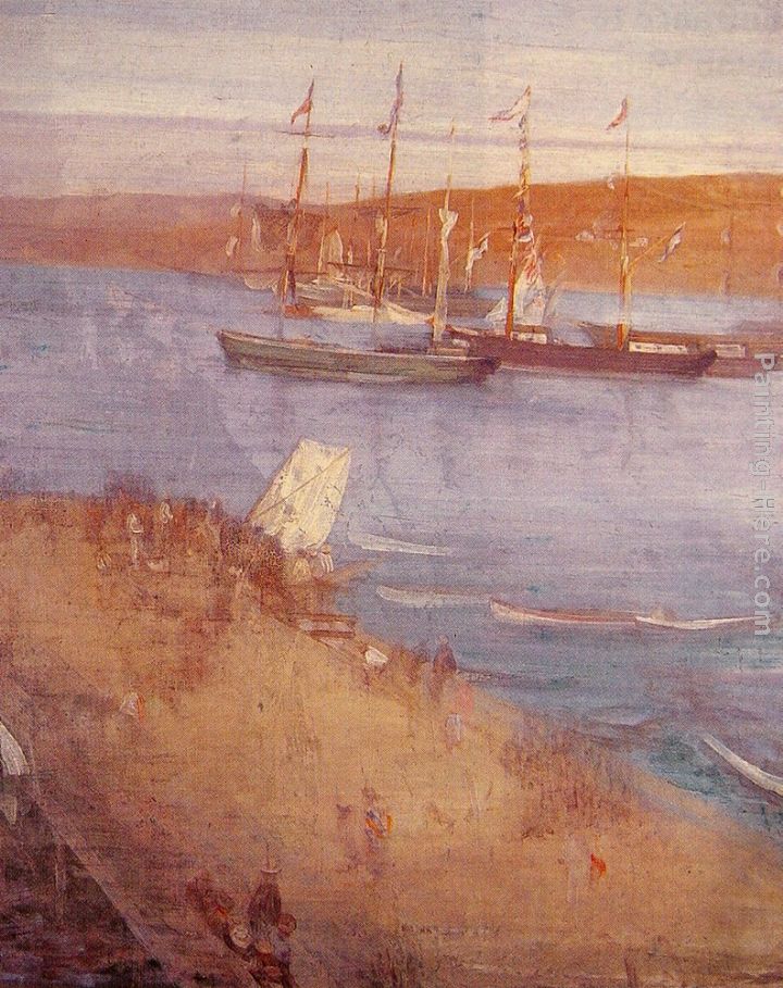 The Morning after the Revolution, Valparaiso painting - James Abbott McNeill Whistler The Morning after the Revolution, Valparaiso art painting